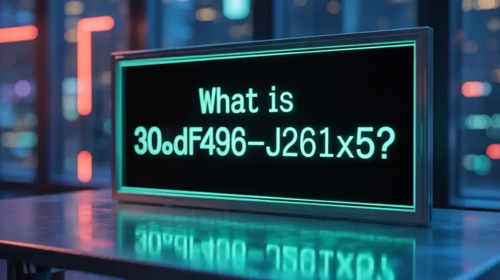Unlocking the Mystery: What is 30.6df496–j261x5?